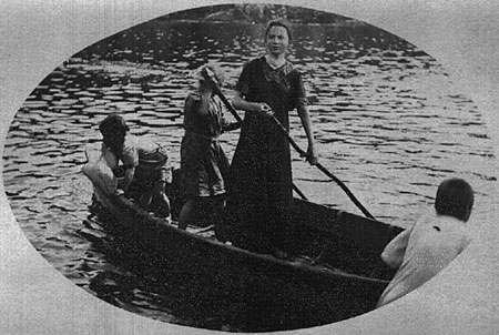 72 woman in boat